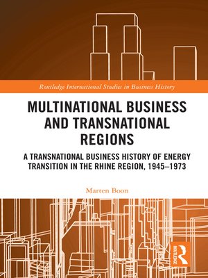 cover image of Multinational Business and Transnational Regions